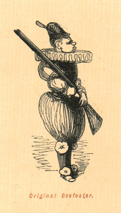 Orijinal Beefeater, 1897. by John Leech