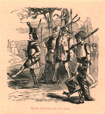 Perkin Warbeck ve Ordusu, 1897. by John Leech