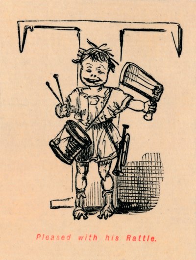 Çıngırakından memnun, 1852 by John Leech
