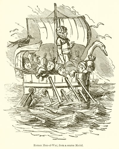 Kıt Bir Madalyadan Romalı Savaş Adamı by John Leech