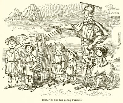 Sertorius ve Genç Arkadaşları by John Leech