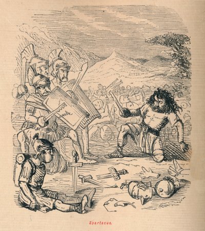 Spartaküs, 1852 by John Leech
