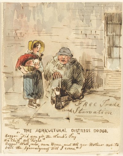 Tarımsal Sıkıntı Dodge by John Leech