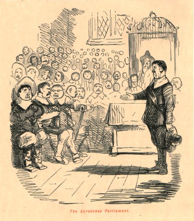 Barebones Parlamentosu, 1897. by John Leech