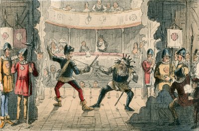 Bosworth Savaşı, Tarihin Büyük Dramında Bir Sahne by John Leech
