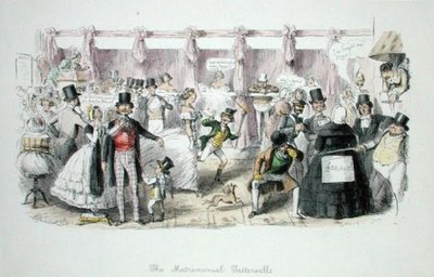 Evlilik Tattersalls by John Leech