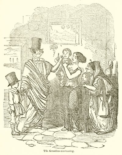 Tib. Gracchus Kanvas Tablosu by John Leech