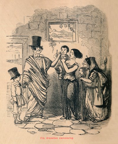 Tib Gracchus araştırması, 1852 by John Leech