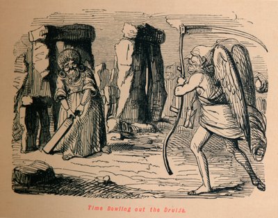 Druidlerde Bowling Zamanı, c1860, 1860 by John Leech