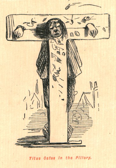 Titus Oates, Tecavüzde, 1897. by John Leech