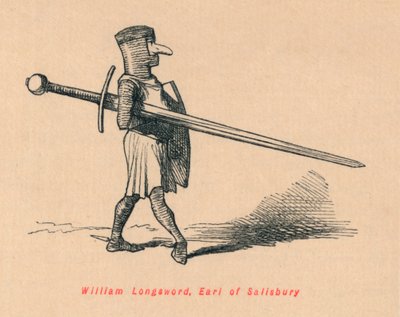 William Uzun Kılıç, Salisbury Kontu, c1860, c1860 by John Leech