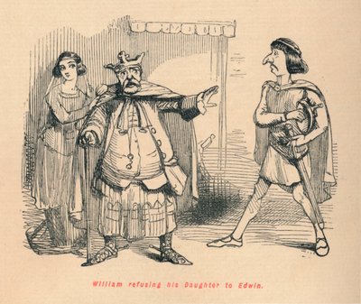William, Kızını Edwin'e reddediyor, c1860, c1860 by John Leech