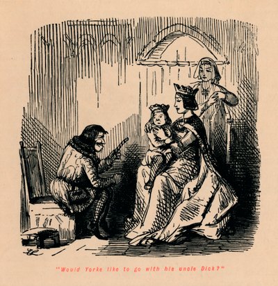 Yorke amcası Dick ile gitmek ister mi? by John Leech