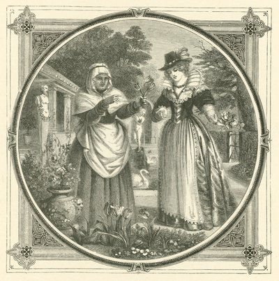 Her çiçek sonunda parfümünü kaybeder (gravür) by John Leighton