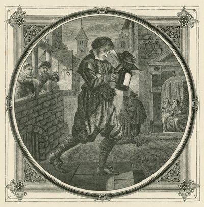 Ateş, öksürük, aşk ve para uzun süre saklanmaz (gravür) by John Leighton