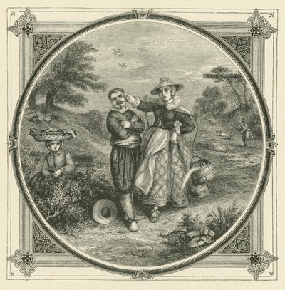 Kimse aynı anda thetis ve galateayı sevemez (gravür) by John Leighton