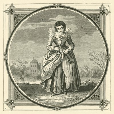 Hiçbiri elbisesini lekeden temizleyemez, ancak bazı kusurlar kalacaktır (gravür) by John Leighton