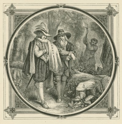 Bir vuruş bir meşe değil (gravür) by John Leighton