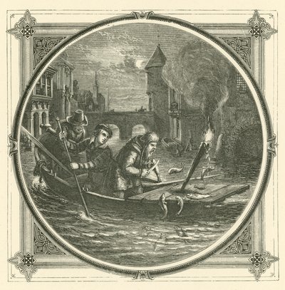 İçeriği olduğun yerde dinlendir (gravür) by John Leighton