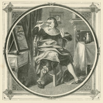 Burnunu kesen kendi yüzüne kin besler (gravür) by John Leighton