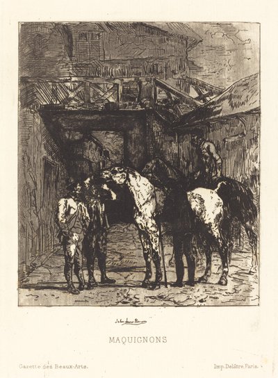 Maquignons (At Satıcıları) by John Lewis Brown