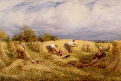 Biçerdöverler, 1855 by John Linnell