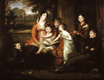 Leydi Torrens ve Ailesi, 1820 by John Linnell
