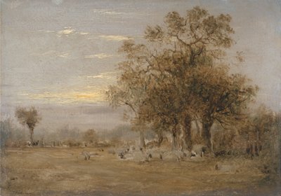 koyun otlatma by John Linnell