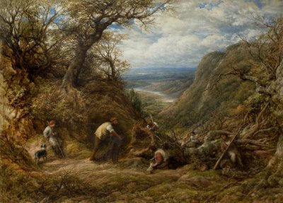 içi boş ağaç by John Linnell