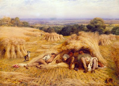 Öğle Dinlenme, 1862 by John Linnell