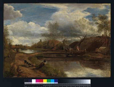 The River Kennet, Newbury yakınlarında, 1815 (panel üzerine yerleştirilmiş tuval üzerine yağlı boya) by John Linnell