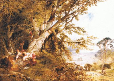 Kuş yuvaları, bilinmeyen bir dergi veya kitap kaynağından by John Linnell