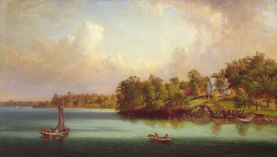 Gölde Yaz Günü, 1880 dolayları by John Linton Chapman