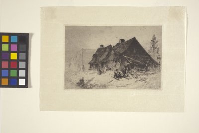 Negro'S Huts At Wilmington, NC (mürekkep, kalem, kurşun kalem) by John Mackie Falconer