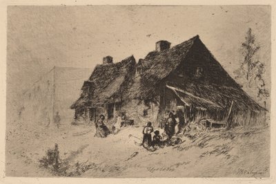 Wilmington'daki Köle Kulübeleri by John Mackie Falconer