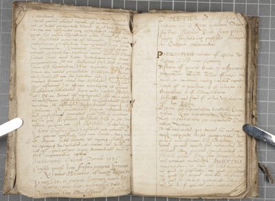Diyalektik üzerine ders notları, c.1584-86 (ciltli ciltte kağıt üzerine kalem ve mürekkep) by John Malcolm
