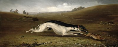 Bir Manzarada Seyreden Tavşan, 1870 by John Marshall