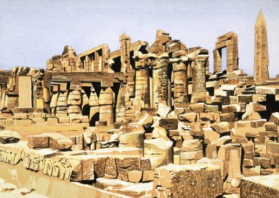 Karnak Amun Tapınağı kalıntıları by John Marshall