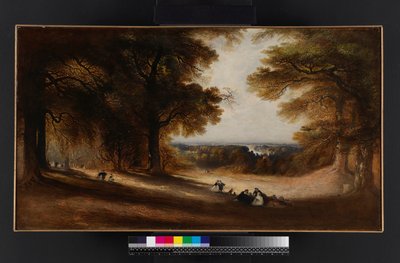 Manzara: Richmond Park'ta Görünüm, 1850 by John Martin