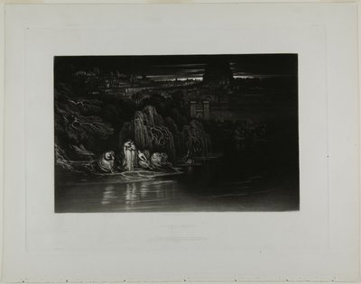 İncil Örneklerinden Mezmur CXXXVII by John Martin