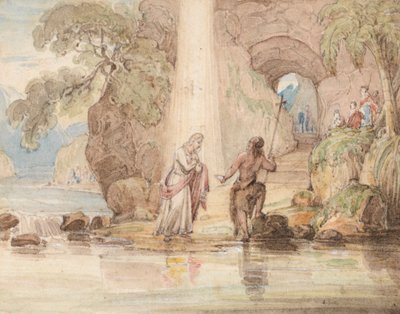 Mesih'in Vaftizi by John Martin