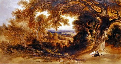 Pembroke Lodge, Richmond Park Yakınında Görünüm by John Martin