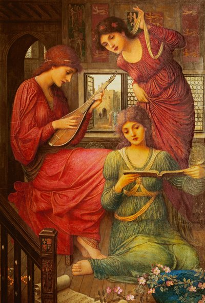 Altın Günlerde, by John Melhuish Strudwick