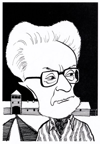 Primo Levi, karikatürler by John Minnion