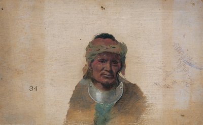 Tanımlanamayan Hintli adam by John Mix Stanley