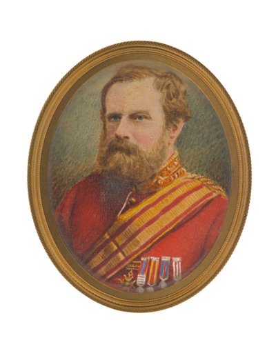Korgeneral David Pott (1812-1881) personel üniformalı by John Moffat