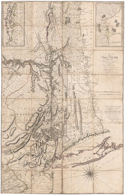 Montresor'dan New York Haritası by John Montresor
