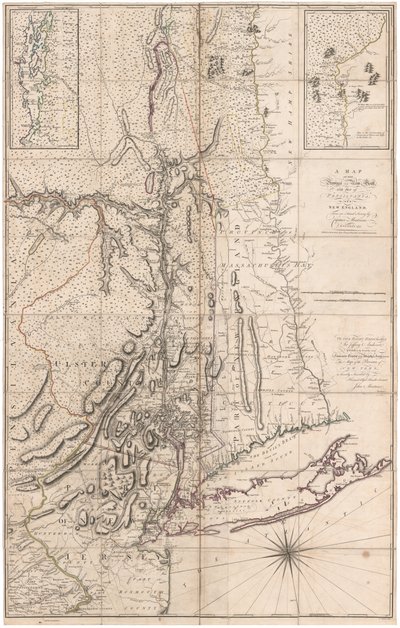 New York Eyaleti Haritası… Kaptan Montresor tarafından by John Montresor