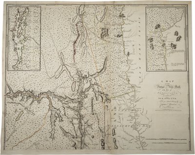 Kaptan Montrésor, Mühendis, 1775, 10 Haziran 1775 tarafından yapılan gerçek bir anketten, Pennsylvania