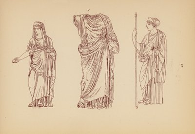 Antik Yunan Kadın Kostümü (lito) by John Moyr Smith